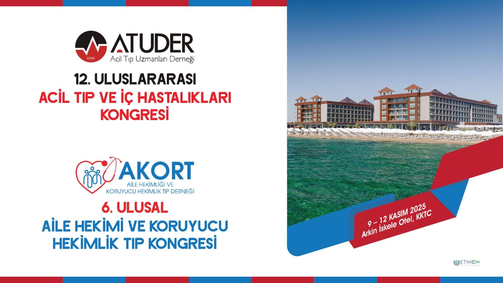 09.11.2025 tarihinde Acil Tıp Uzmanlığı, Aile Hekimliği ve Koruyucu Hekimlik Kongresine Davetlisiniz (KKTC-2025) başlıklı programımız Öğlen Öğren TV ekranlarından canlı yayınlanacaktır